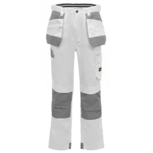 Site Jackal White / Grey Men's Holster pocket trousers, W34" L32"