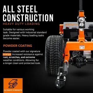 Superhandy Electric Self-Propelled Super-Duty Trailer Dolly 7500LBS Max Towing 1100LBS Max Tongue Weight