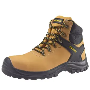 Mens Stanley Nova Safety Boots Leather Lace Up In Honey