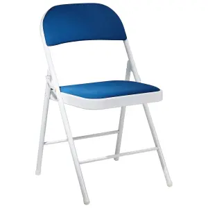 Set of 4 Dining Chairs SPARKS Blue