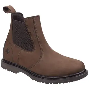 Amblers Aldingham brown nubuck leather waterproof lined non-safety dealer boot