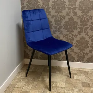 Eyre Upholstered Dining Chair Blue