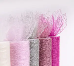 MESH TULLE 10MX15CM - Trim: Mesh Tulle: 10m x 15cm: Grey - Occasions -- Bulk