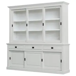 Anneros Display Cabinet Aesthetic White