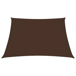 Berkfield Sunshade Sail Oxford Fabric Square 4x4 m Brown