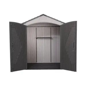 7 x 4.5 Life Plus Plastic Apex Shed With Plastic Floor (7ft x 4.5ft / 7' x 4' / 2.15m x 1.42m)