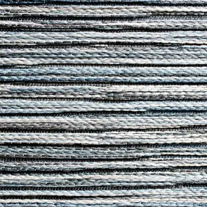 Blue Striped Outdoor Rug, Striped Stain-Resistant Rug For Patio, Garden, Deck,Pool 5mm Modern Outdoor Rug-60 X 200cm (Runner)