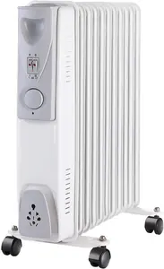 TheBigShip 11 Fin 2.5kW Oil Filled Radiator, White