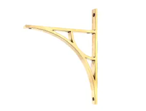 Aged Brass Tyne Shelf Bracket (260mm x 200mm)