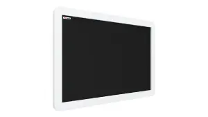 ALLboards Black chalkboard 90x60 cm wooden smartphone frame color white