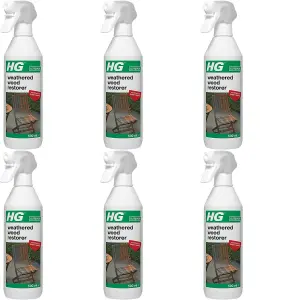 HG Weathered Wood Restorer, 500ml Spray (292050106) (Pack of 6)