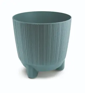 Plant Pots Indoor Outdoor Plastic Flowerpot  RYFO Scandinavian blue 15cm