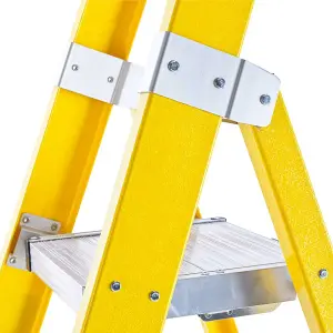 TB Davies 6 Tread Heavy-Duty Fibreglass Platform (1.56m) Step Ladder