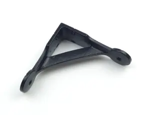 Oakcrafts - Pair of Antique Cast Iron Gallows Brackets in Epoxy Black Finish - 100mm x 100mm