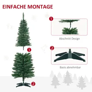 Green Spruce Artificial Christmas Tree 4.9' H