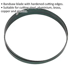 High-Performance 2362 x 19 mm Bandsaw Blade 8 TPI for Steel and Metal Cutting