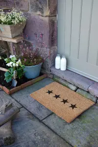 Stars Coir Doormat (60 x 40cm)