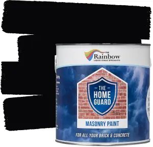 HOME GUARD MASONRY PAINT WARM BLACK 2.5 LITRE