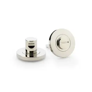 Alexander & Wilks Plain Thumbturn and Release - Polished Nickel PVD