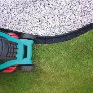 1m FlexiBorder Garden Edging in Black H8cm