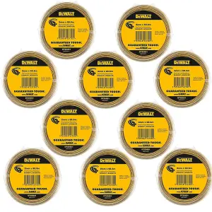 10x Dewalt DT20651-QZ Line Trimmer Wire 2mm 68.6m Dewalt DCM561 DCM561P1 DCM56PB