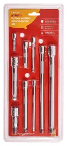 Amtech I4257 9 Piece wobble extension set