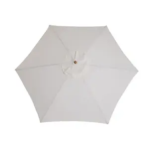 2.4m Outdoor Cream Garden Parasol