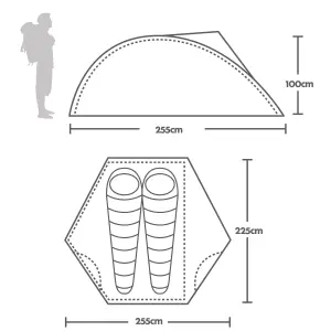 Berghaus Brecon 2 Man Tent for Camping