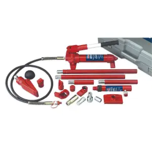 Sealey Hydraulic Body Repair Kit 4 Tonne SuperSnap Type Pump Hose Ram RE83/4