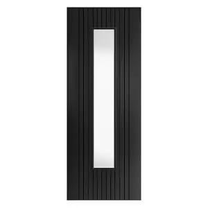 Aria Black Glazed Internal Laminate Door