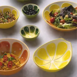 World Foods Lemon Oval Bowl 21cm