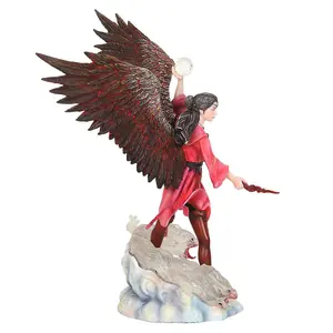 Anne Stokes Air Elemental Sorceress Collectable Figurine Red/Brown/White (One Size)