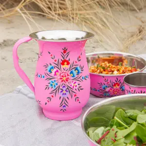 BillyCan - Picnic Jug Set - 300ml - Raspberry Pansy Jug - Multicolour - 7pc