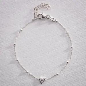 Revere Sterling Silver Heart Bracelet