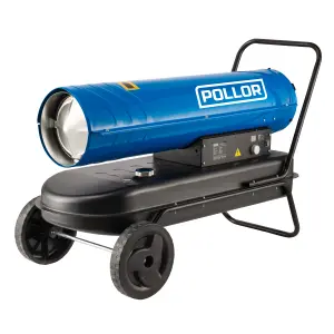 POLLOR 50kW Diesel Space Heater Industrial Garage Workshop Kerosene 171,000 BTU/hr 50L Tank