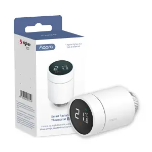 Aqara Smart Home Radiator Thermostat E1 Twin Pack with Aqara Smart Hub M2