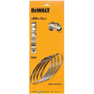 Dewalt DT8463 Bandsaw Blades 4 Pack - 835mm x 12mm x 14 18TPI Suit DCS371