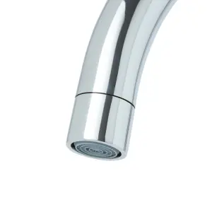 Cooke & Lewis Kigal Chrome effect Kitchen Monobloc Tap