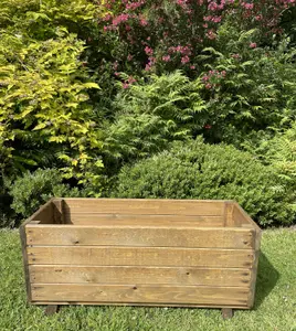 Extra Deep Wooden Planter Vegetable Outdoor Trough