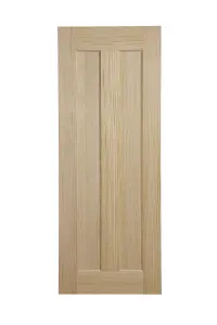 Fortia Vertical 2 panel Unglazed Contemporary Pine veneer Internal Clear pine Door, (H)1981mm (W)762mm (T)35mm