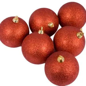 Xmas Bauble (Set of 6) Red