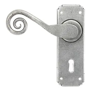 From The Anvil Pewter Monkeytail Lever Lock Set