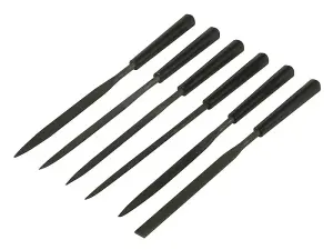 STANLEY 0-22-500 Needle File Set 6 Piece 150mm (6in) STA022500