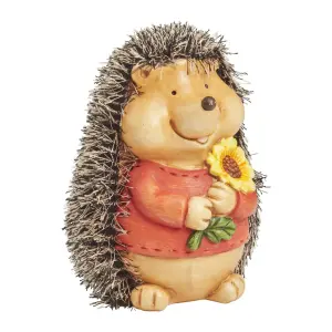 Baby Hoglet Set - 3 Hedgehog Decorations Waterproof Resin Ornaments