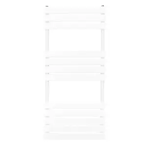 Flat Panel Towel Radiator - 1200mm x 500mm - White