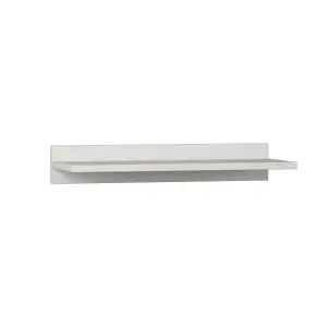 Decortie Simple Modern Floating Shelf Stylish Wall Shelf for Home White 10cm Short