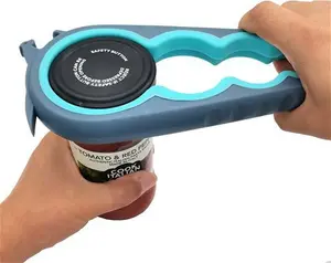 Otstar Jar Opener Bottle Opener And Ring Pull Can Opener For Weak Hands Arthritis Hands, Elderly