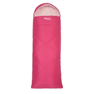 Mountain Warehouse Childrens/Kids Summit Mini Sleeping Bag Bright Pink (One Size)