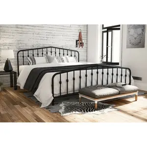 Holland Bed Frame Black / Kingsize (5')