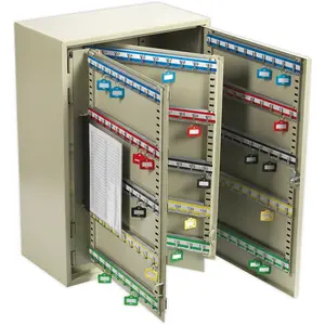 Durable Wall Mounted Key Cabinet Safe with 300 Key Capacity